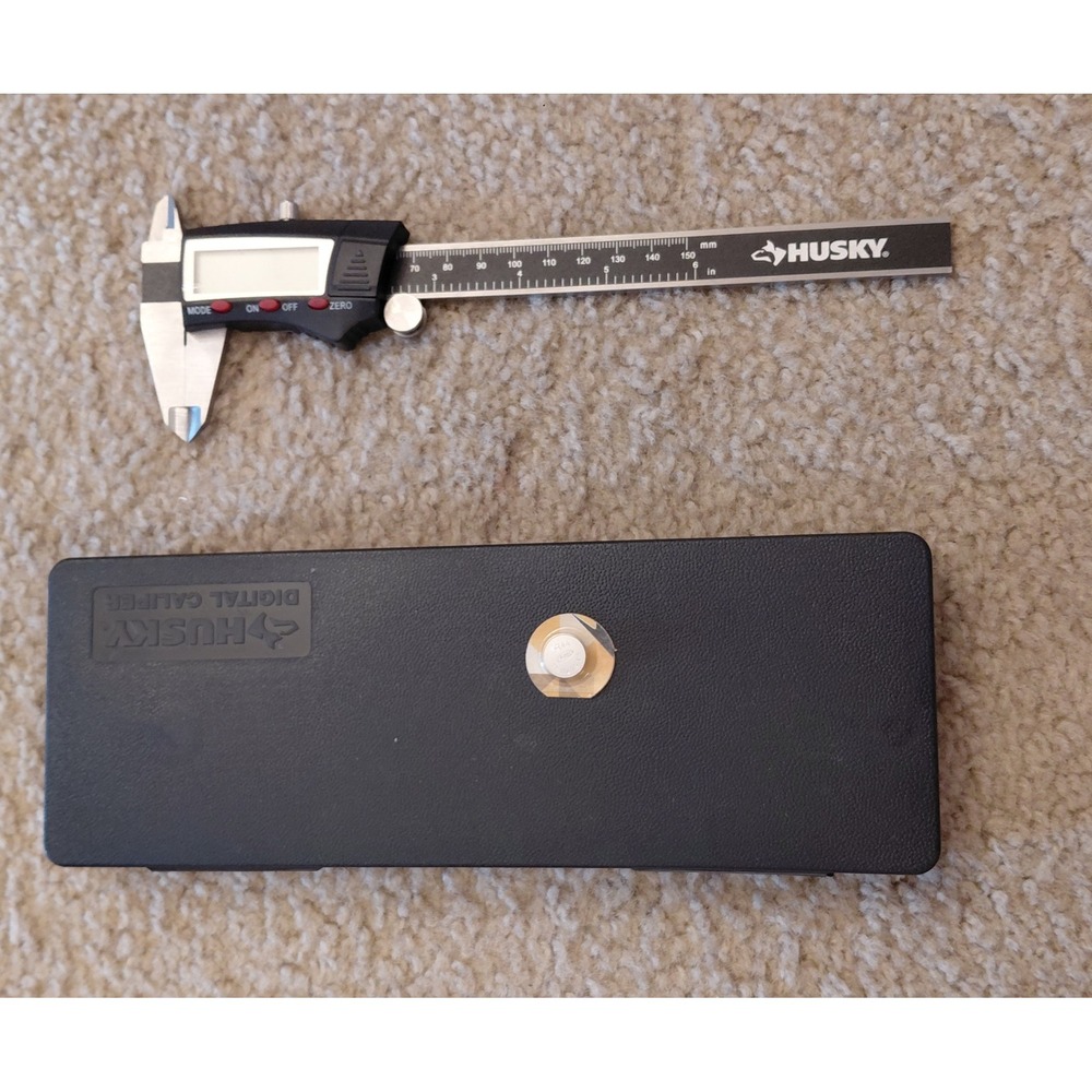 Husky 6 in Digital Caliper Stainless Steel Electronic Measuring Tool with Case
